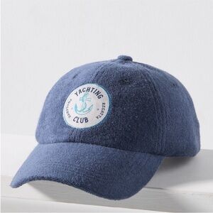 NWT Anthropologie Summer Sports Navy Yachting Club Baseball Cap
